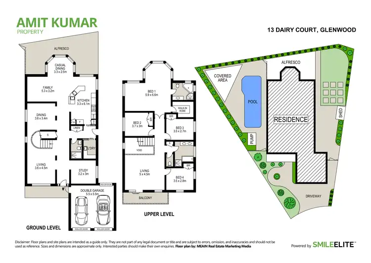 Floorplan of Homely house listing, 13 Dairy Court, Glenwood NSW 2768