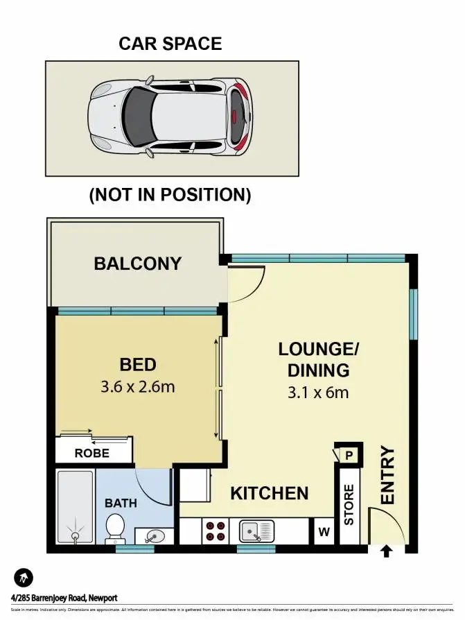 Floorplan of Homely apartment listing, 4/285 Barrenjoey Road, Newport NSW 2106