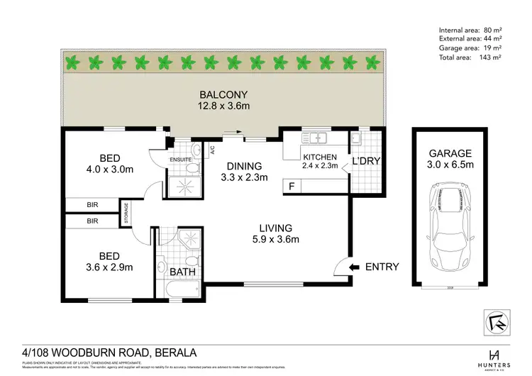 Floorplan of Homely apartment listing, 4/108 Woodburn Road, Berala NSW 2141