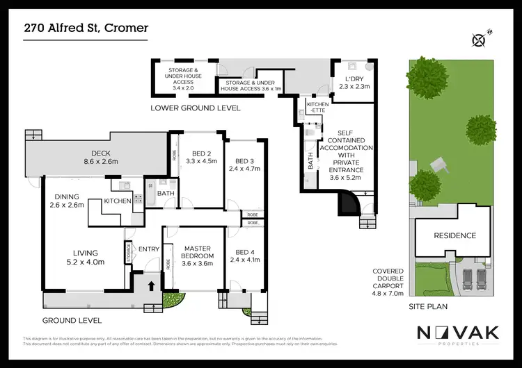 Floorplan of Homely house listing, 270 Alfred Street, Cromer NSW 2099