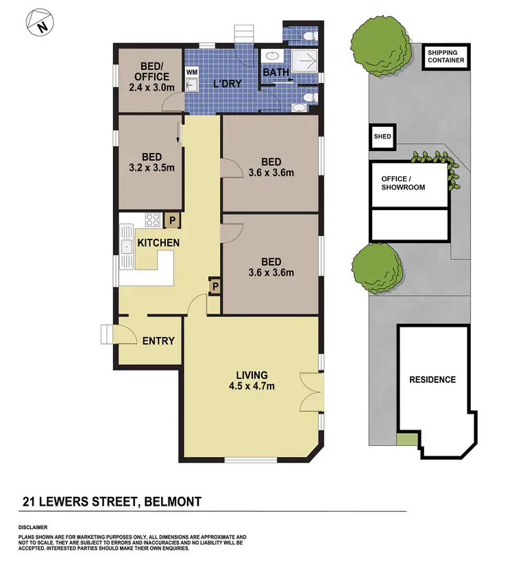 Floorplan of Homely house listing, 21 Lewers Street, Belmont NSW 2280