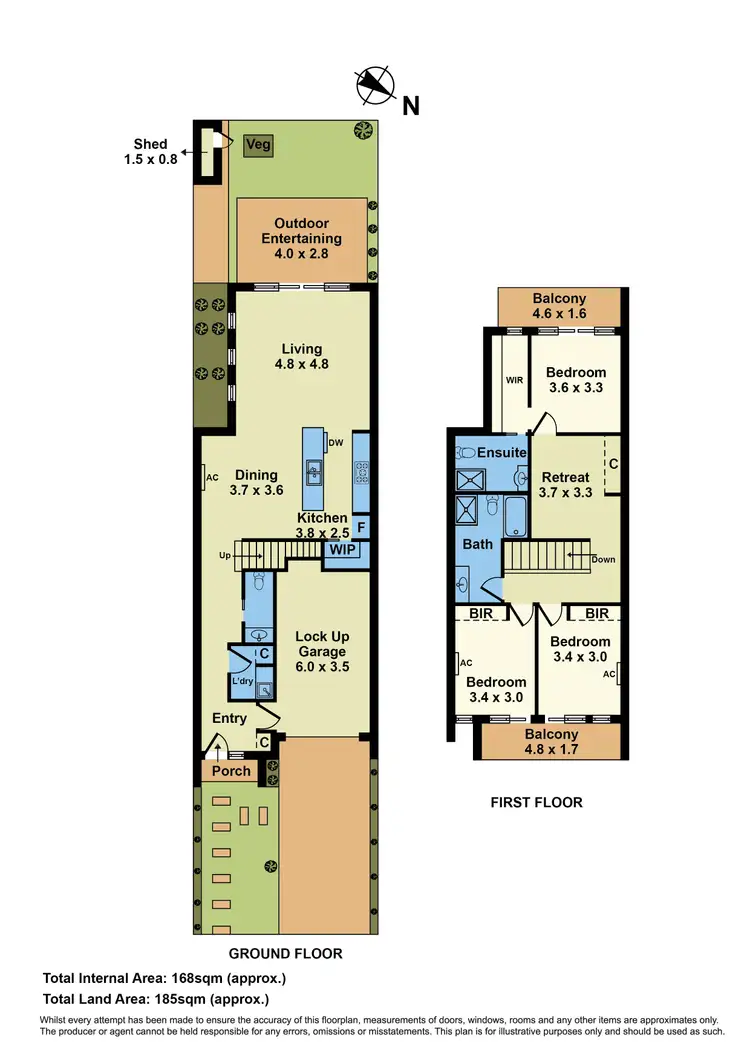 Floorplan of Homely house listing, 18 Scott Street, Seddon VIC 3011