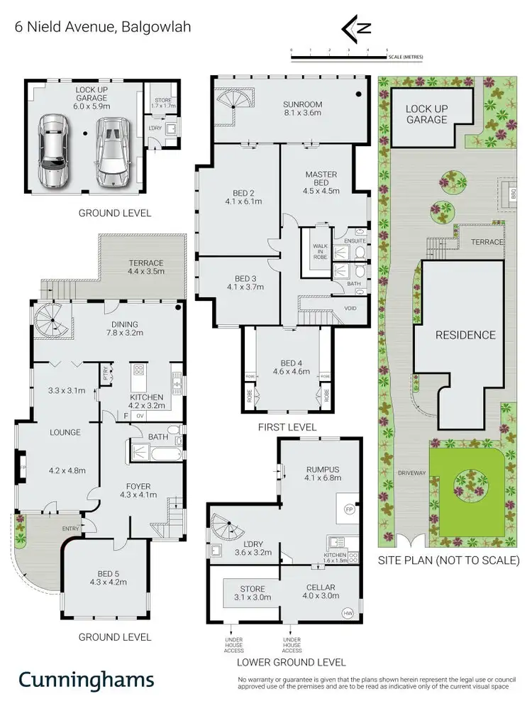 Floorplan of Homely house listing, 6 Nield Avenue, Balgowlah NSW 2093