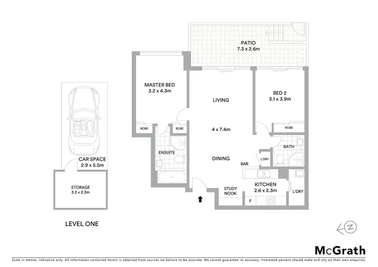 Floorplan of Homely apartment listing, 321/4 Spring Street, Rosebery NSW 2018