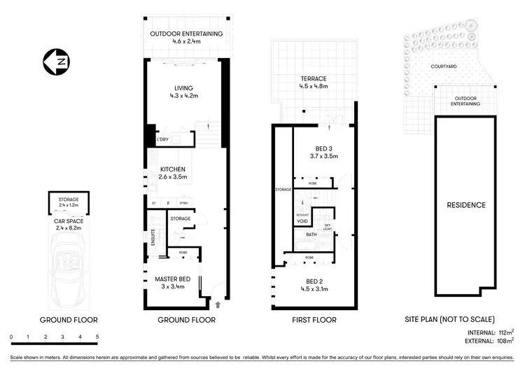 Floorplan of Homely townhouse listing, 2/49 Park Avenue, Cremorne NSW 2090