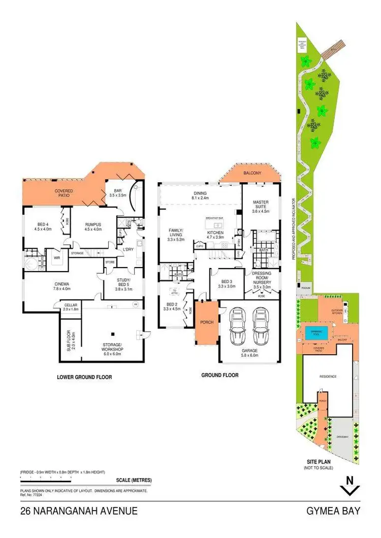 Floorplan of Homely house listing, 26 Naranganah Avenue, Gymea Bay NSW 2227