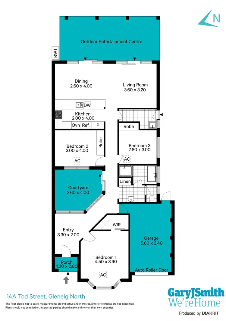 Floorplan of Homely house listing, 14A Tod Street, Glenelg North SA 5045