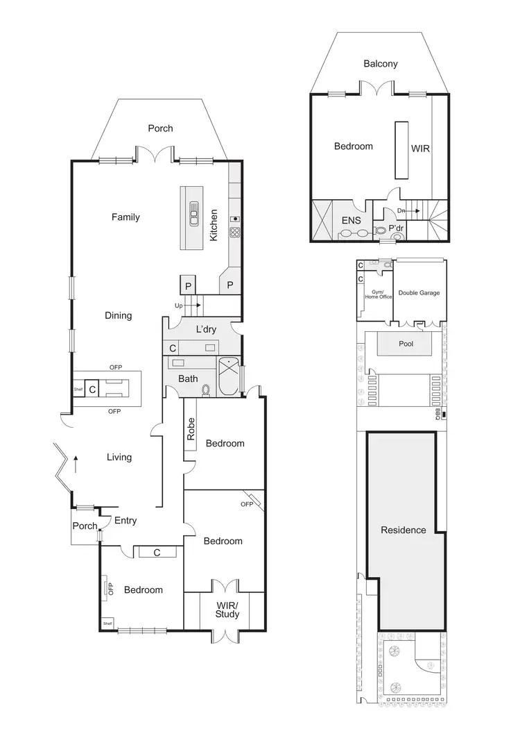Floorplan of Homely house listing, 99 Ruskin Street, Elwood VIC 3184