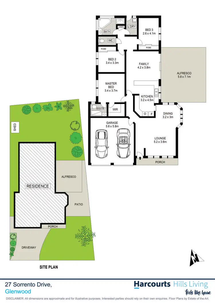 Floorplan of Homely house listing, 27 Sorrento Drive, Glenwood NSW 2768