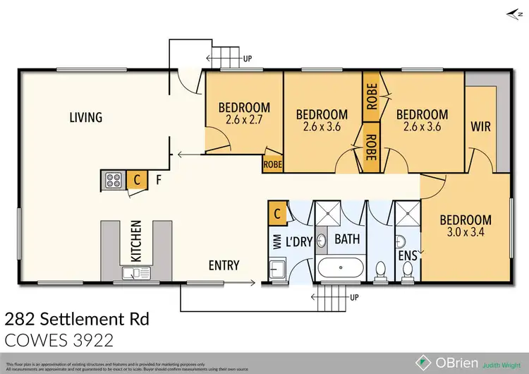 Floorplan of Homely house listing, 282 Settlement Road, Cowes VIC 3922