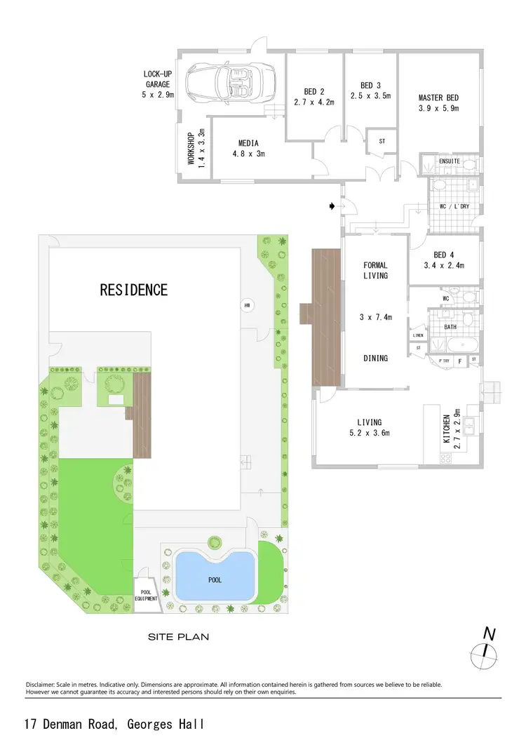 Floorplan of Homely house listing, 17 Denman Road, Georges Hall NSW 2198