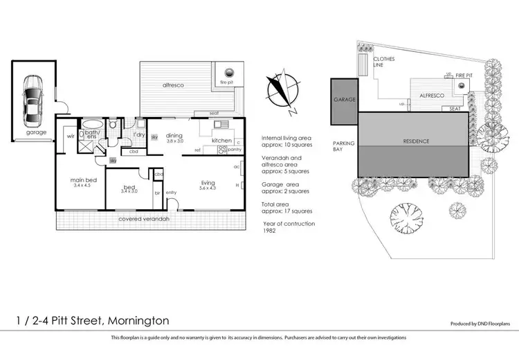 Floorplan of Homely unit listing, 1/2-4 Pitt Street, Mornington VIC 3931