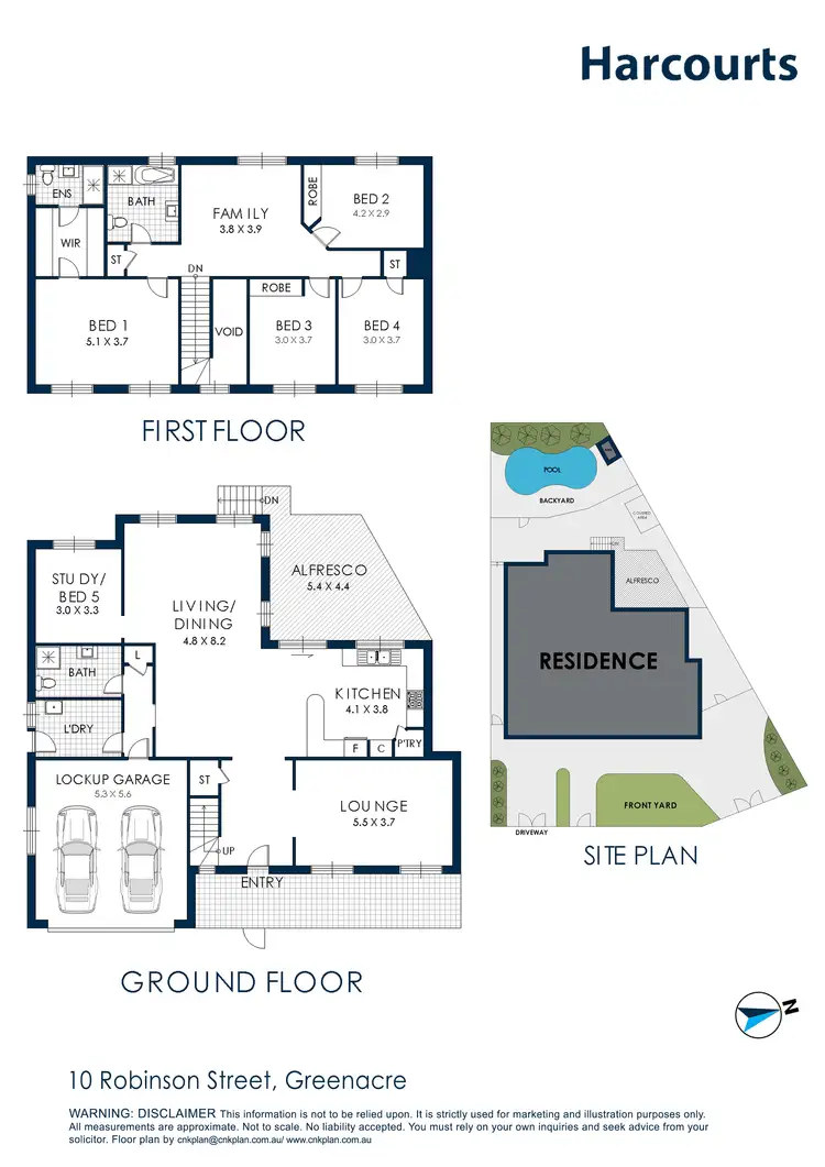 Floorplan of Homely house listing, 10 Robinson Street, Greenacre NSW 2190