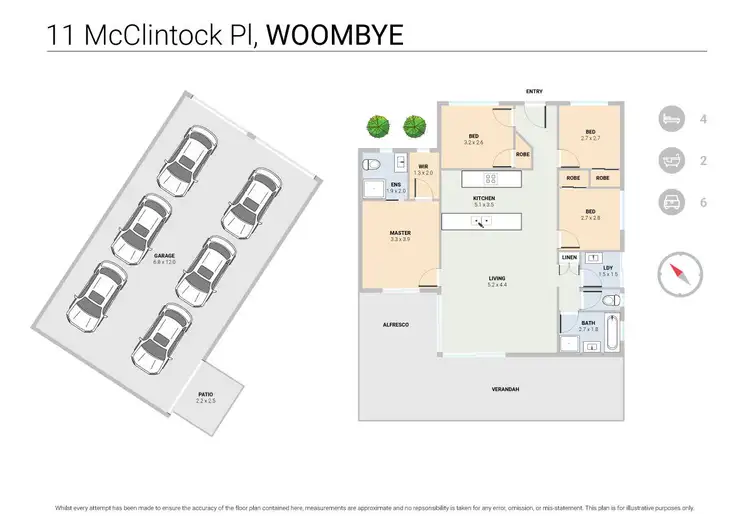 Floorplan of Homely house listing, 11 McClintock Place, Woombye QLD 4559