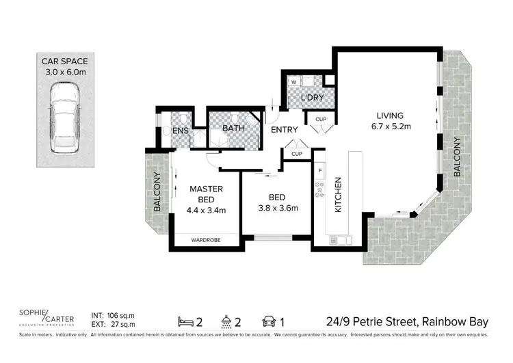 Floorplan of Homely unit listing, 24/9 Petrie Street, Rainbow Bay QLD 4225