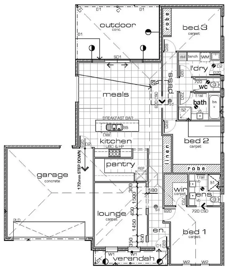 Floorplan of Homely house listing, 4 Midtown Drive, Mildura VIC 3500