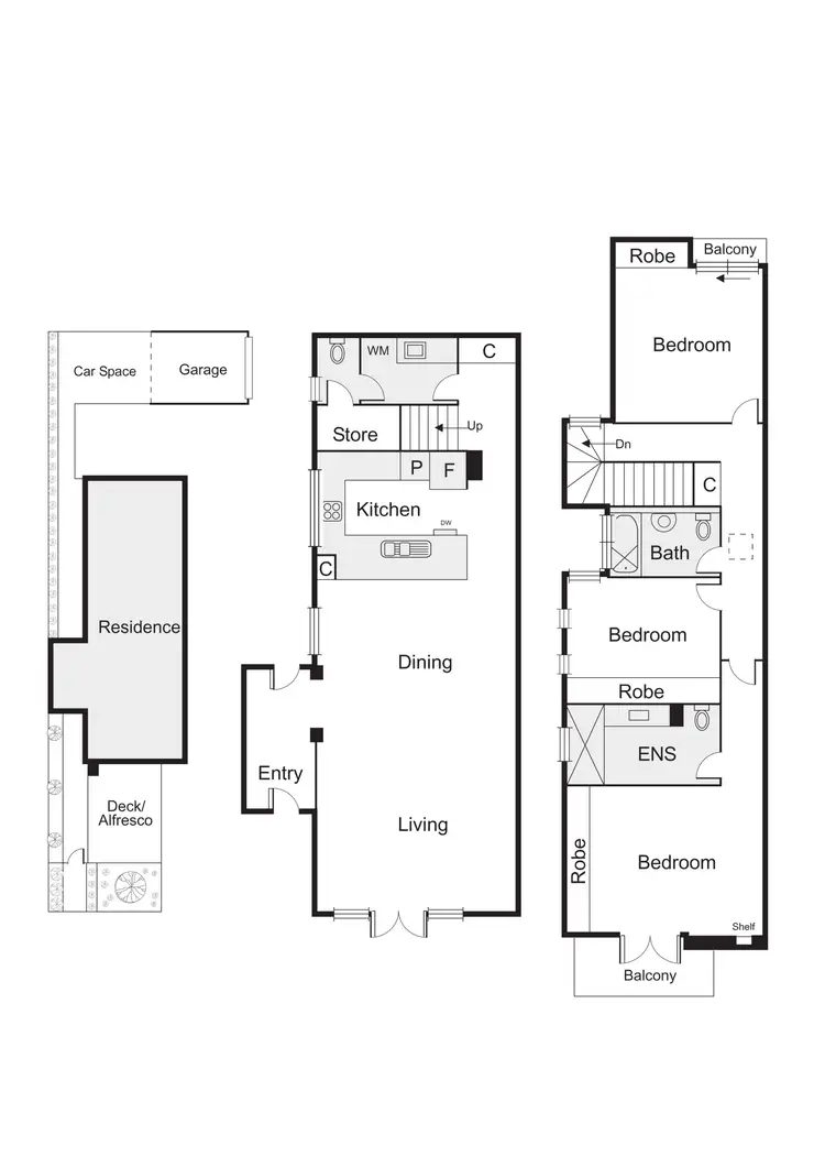 Floorplan of Homely house listing, 47 Milton Street, Elwood VIC 3184