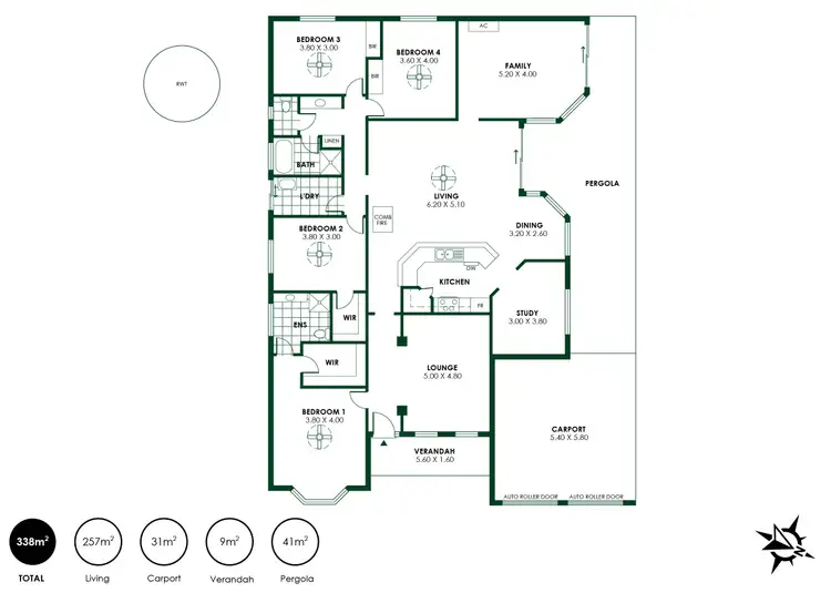 Floorplan of Homely house listing, 7 Peter Court, Charleston SA 5244