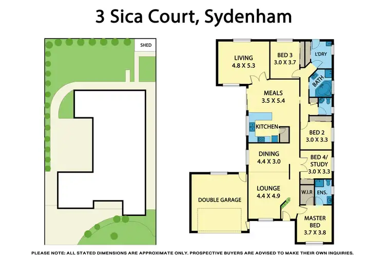 Floorplan of Homely house listing, 3 Sica Court, Sydenham VIC 3037
