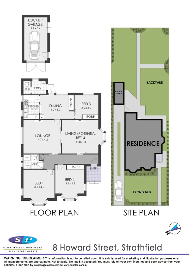 Floorplan of Homely house listing, 8 Howard Street, Strathfield NSW 2135