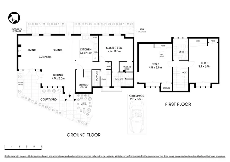 Floorplan of Homely house listing, 9D Kiara Close, North Sydney NSW 2060
