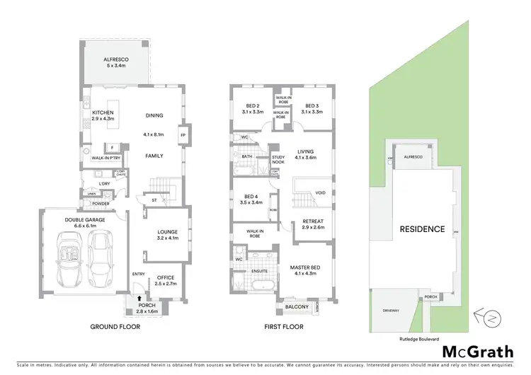 Floorplan of Homely house listing, 85 Rutledge Boulevard, North Geelong VIC 3215
