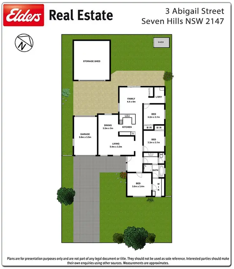 Floorplan of Homely house listing, 3 Abigail Street, Seven Hills NSW 2147