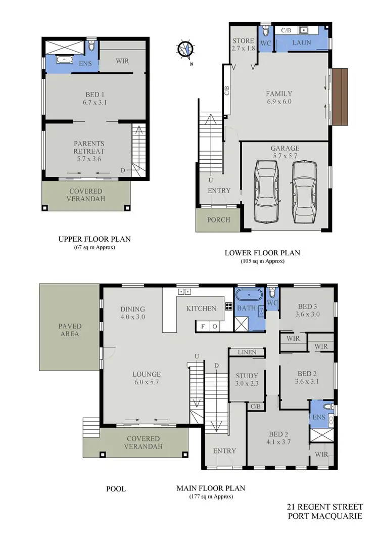 Floorplan of Homely house listing, 21 Regent Street, Port Macquarie NSW 2444