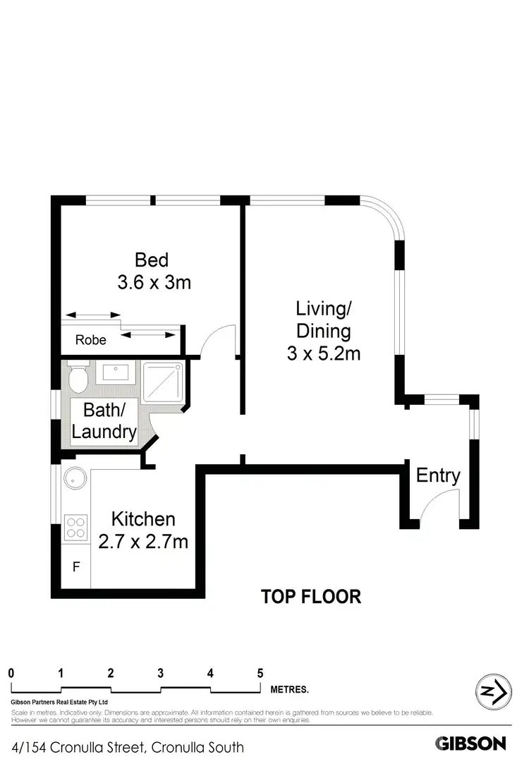 Floorplan of Homely apartment listing, 4/154 Cronulla Street, Cronulla NSW 2230