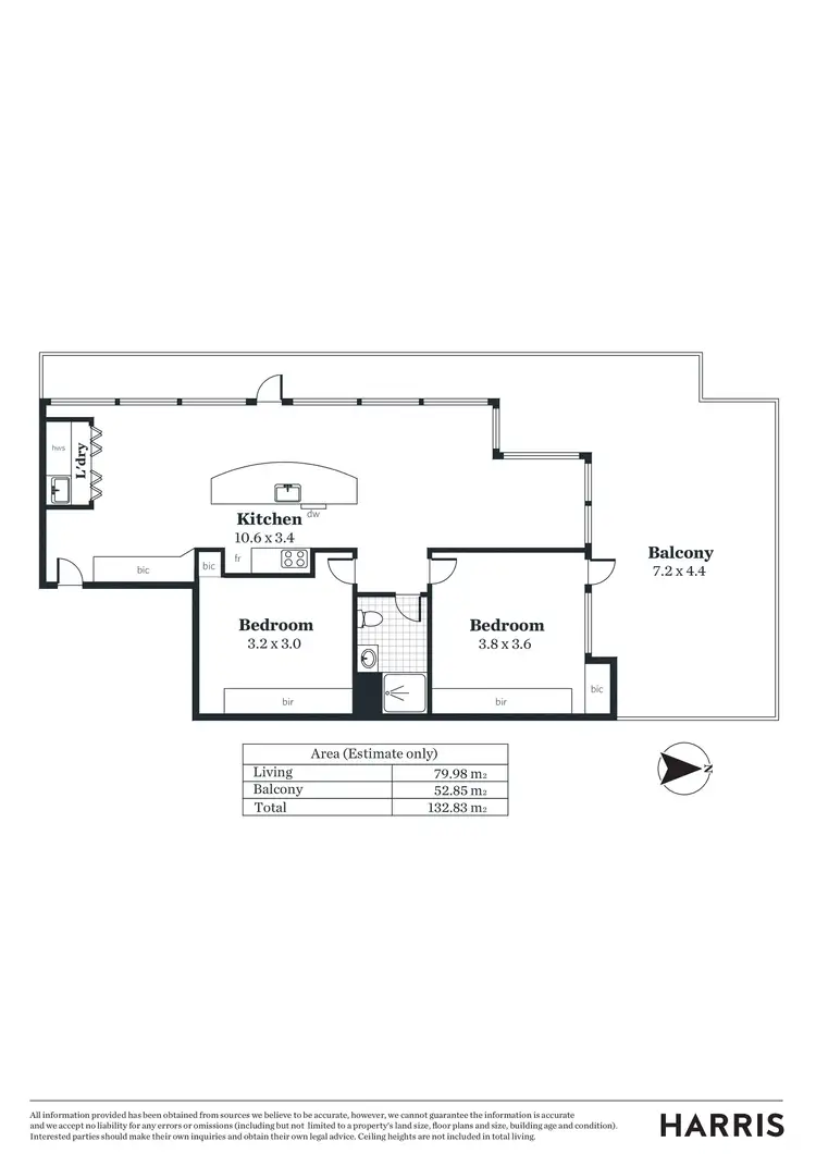 Floorplan of Homely apartment listing, 701/61 Hindmarsh Square, Adelaide SA 5000