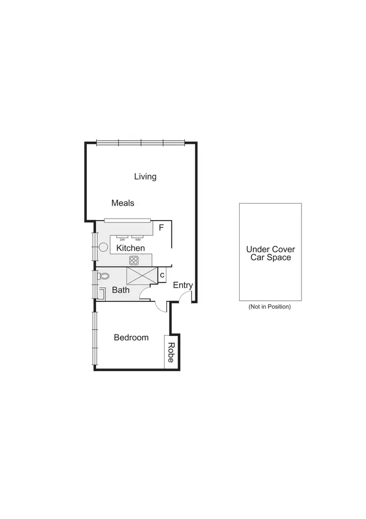 Floorplan of Homely apartment listing, 1/197 Brighton Road, Elwood VIC 3184