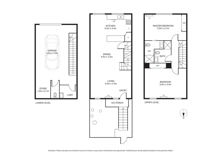 Floorplan of Homely townhouse listing, 2/81 Wilson Street, Moonee Ponds VIC 3039