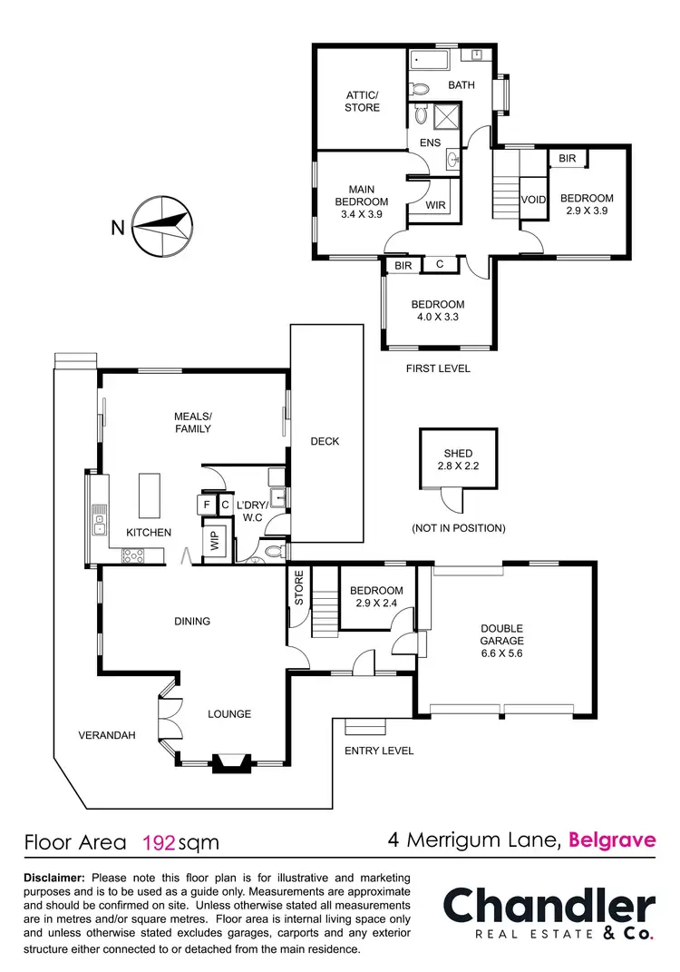 Floorplan of Homely house listing, 4 Merrigum Lane, Belgrave VIC 3160