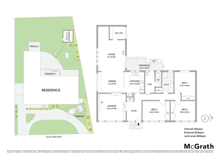 Floorplan of Homely house listing, 126 South Valley Road, Highton VIC 3216