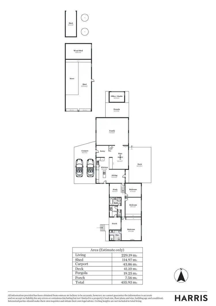 Floorplan of Homely house listing, 85 Emmett Road, Crafers West SA 5152