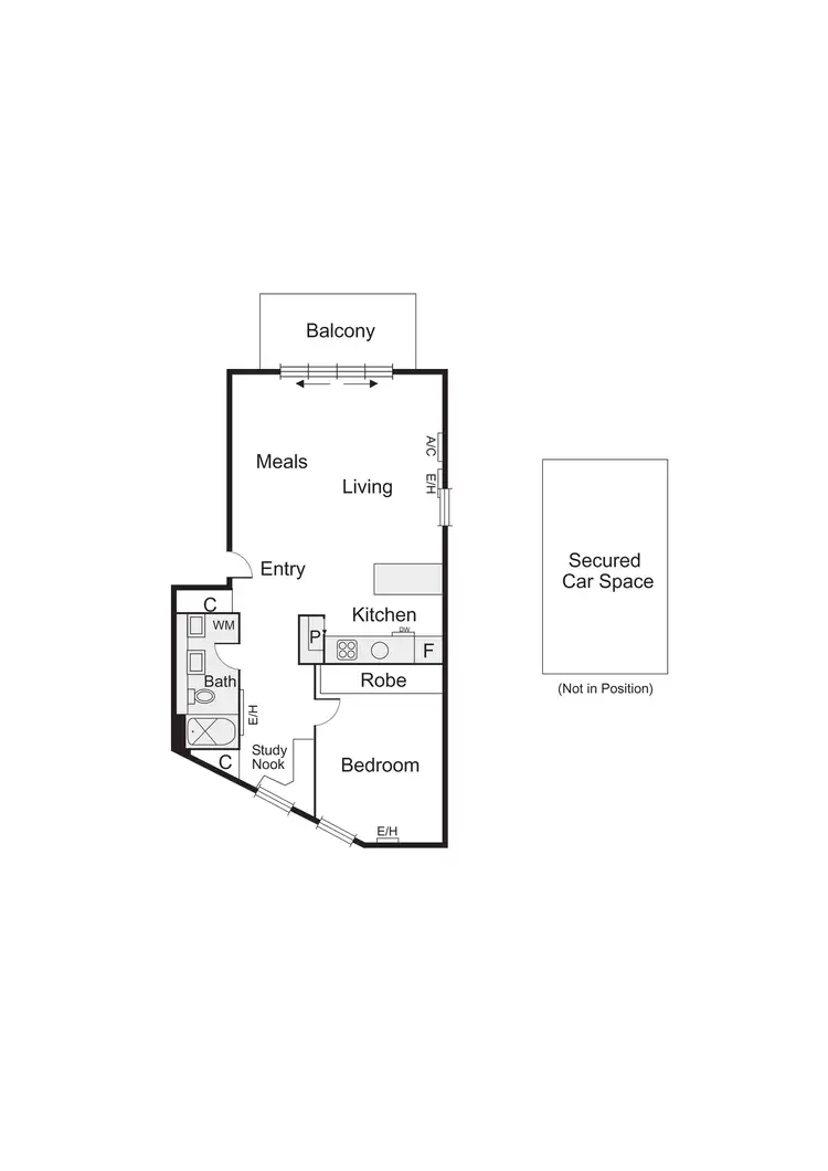 Floorplan of Homely apartment listing, 7/19 Boundary Street, Port Melbourne VIC 3207