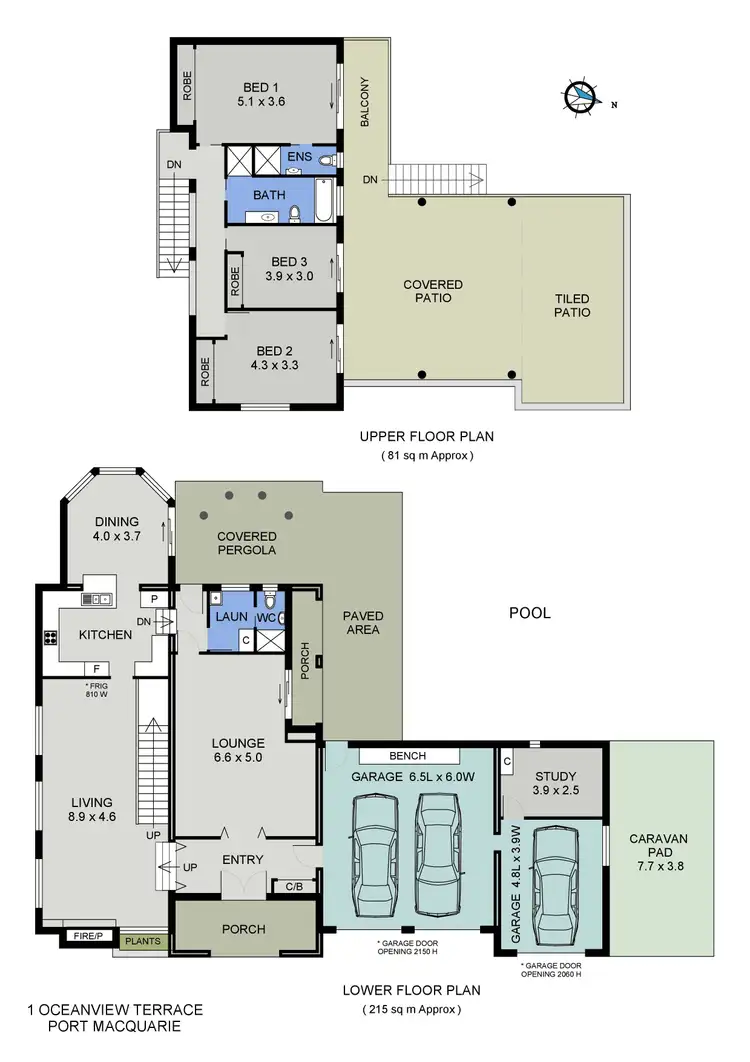 Floorplan of Homely house listing, 1 Oceanview Terrace, Port Macquarie NSW 2444