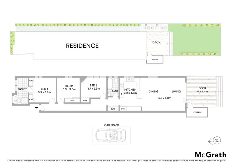 Floorplan of Homely apartment listing, 1/30 Donnelly Road, Naremburn NSW 2065