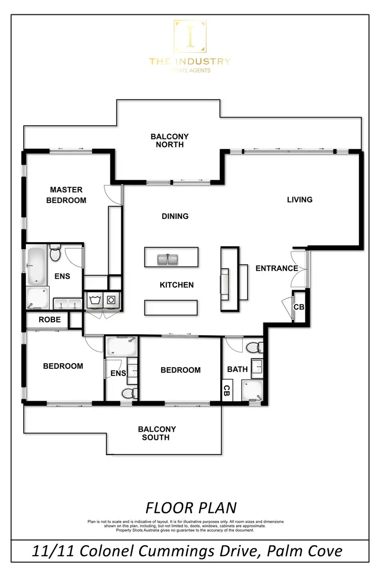 Floorplan of Homely unit listing, 11/11 Colonel Cummings Drive, Palm Cove QLD 4879