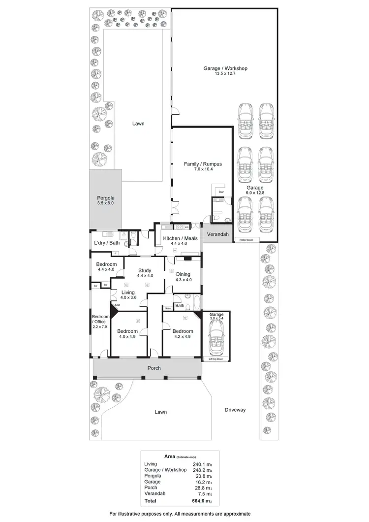 Floorplan of Homely house listing, 47 Winchester Street, St Peters SA 5069