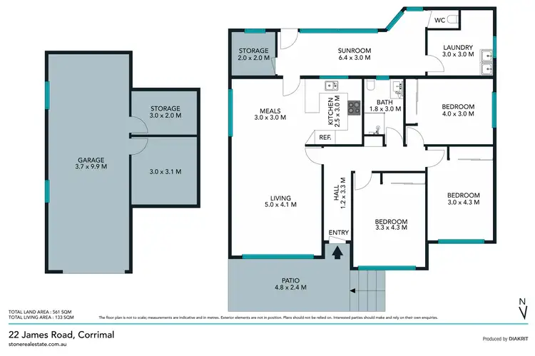 Floorplan of Homely house listing, 22 James Road, Corrimal NSW 2518