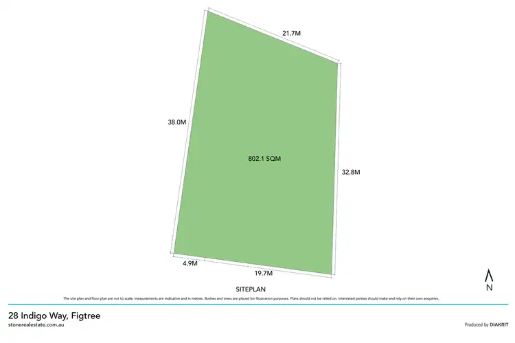Floorplan of Homely land listing, 28 Indigo Way, Figtree NSW 2525