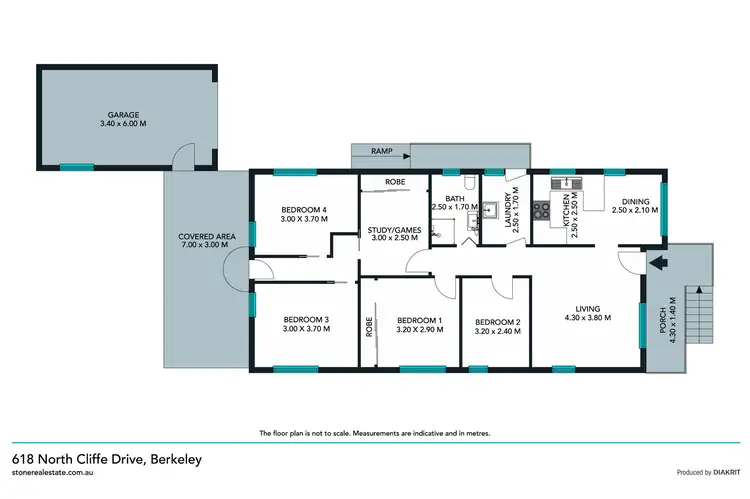 Floorplan of Homely house listing, 618 Northcliffe Drive, Berkeley NSW 2506