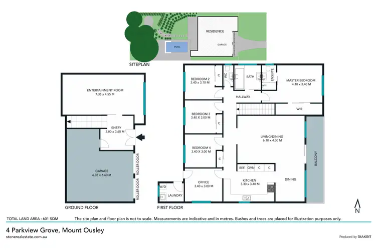 Floorplan of Homely house listing, 4 Parkview Grove, Mount Ousley NSW 2519