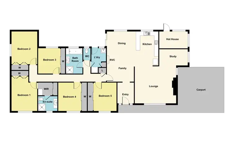 Floorplan of Homely house listing, 10 Kayes Road, Craigie VIC 3465