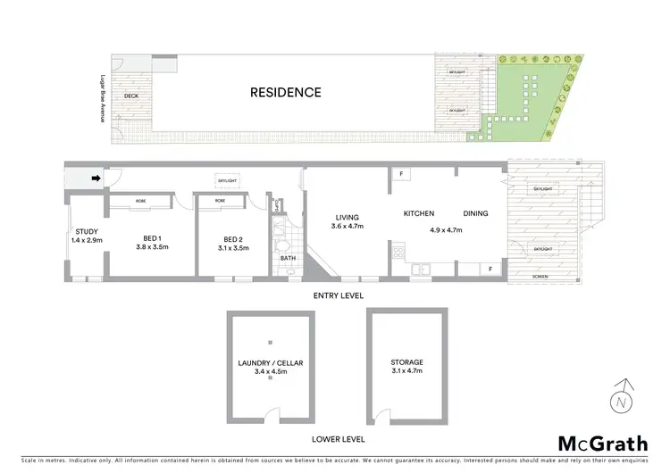 Floorplan of Homely house listing, 9 Lugar Brae Avenue, Bronte NSW 2024