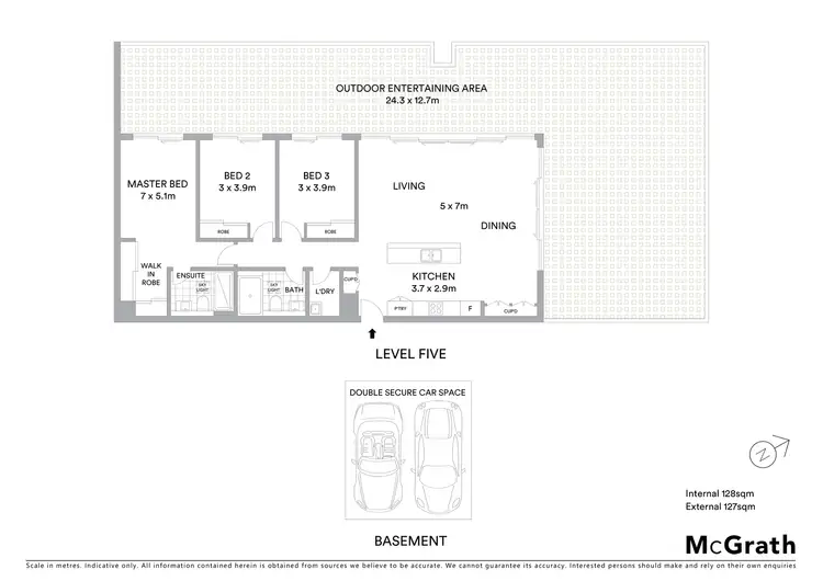 Floorplan of Homely apartment listing, 501/26 Harvey Street, Little Bay NSW 2036