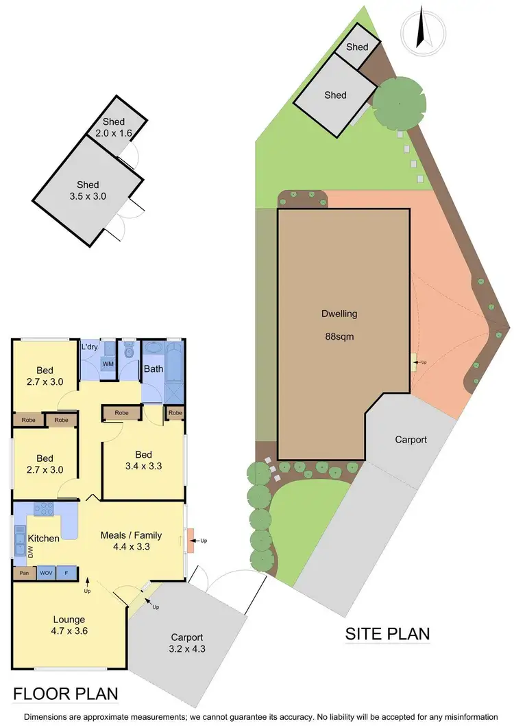 Floorplan of Homely house listing, 2/2 Pearl Court, Mill Park VIC 3082