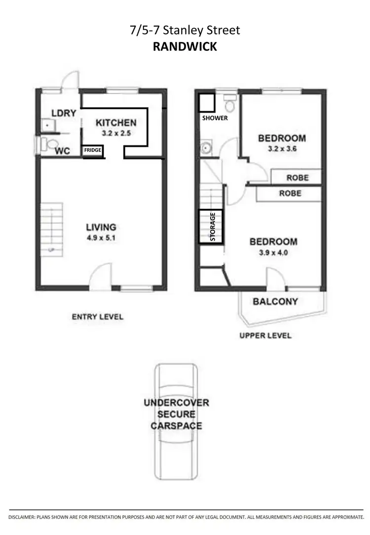 Floorplan of Homely apartment listing, 7/5-7 Stanley Street, Randwick NSW 2031