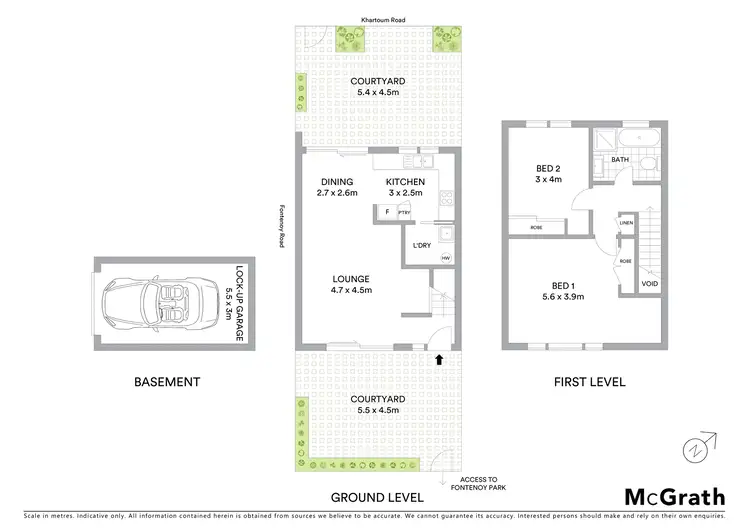 Floorplan of Homely townhouse listing, 12/37 Khartoum Road, Macquarie Park NSW 2113